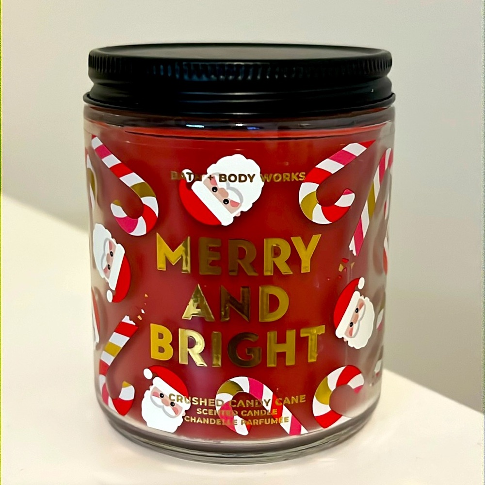 Bath and Body Works “Crushed Candy Cane” single wick